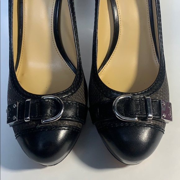 Coach platform heels size 8 M snake skin - Picture 8 of 11
